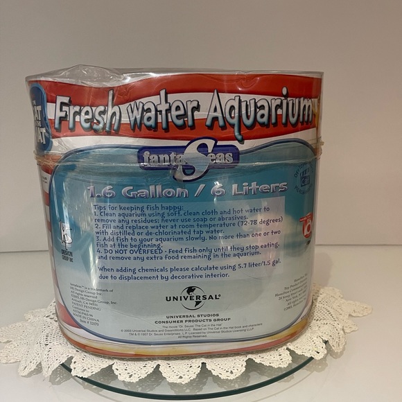 Dr. Seuss Fantaseas Aquarium, Fresh Water, Cat In The Hat, Rare - Picture 9 of 11